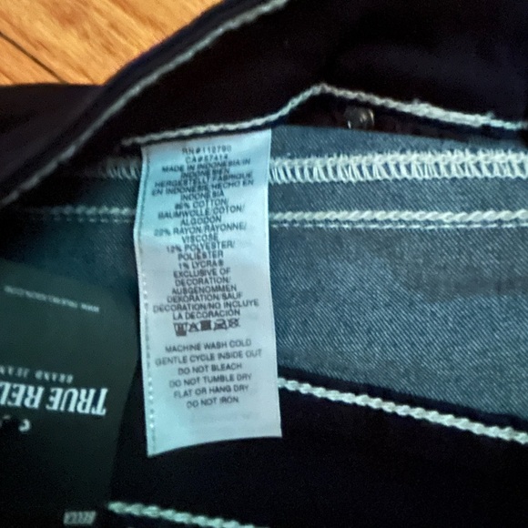 NWT True Religion BECCA Women's Dark Blue Boot Cut Jeans*** Excellent! - Picture 10 of 10